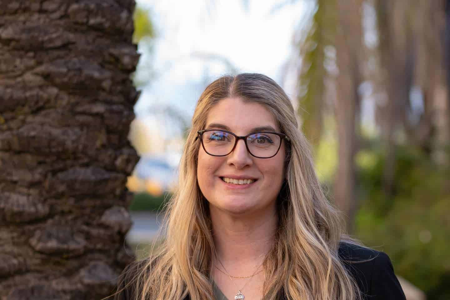 Joanna francescut, shasta county assistant county clerk and registrar of voters, outside the shasta superior court in redding on april 2, 2024.