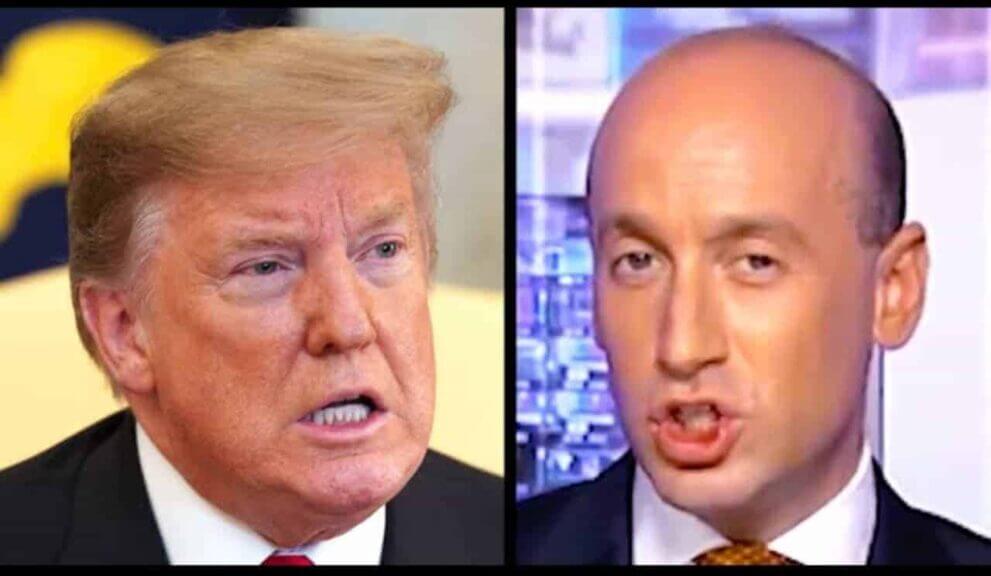 Donald trump and miller