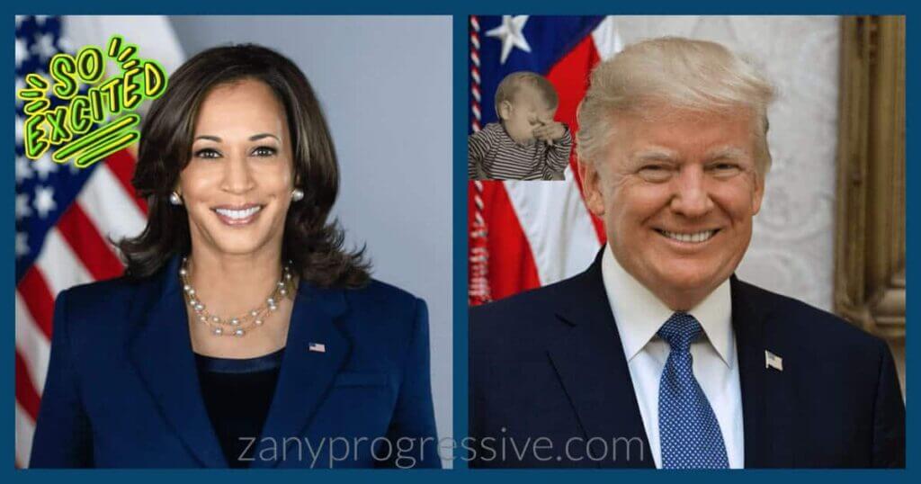 Kamala harris and donald trump
