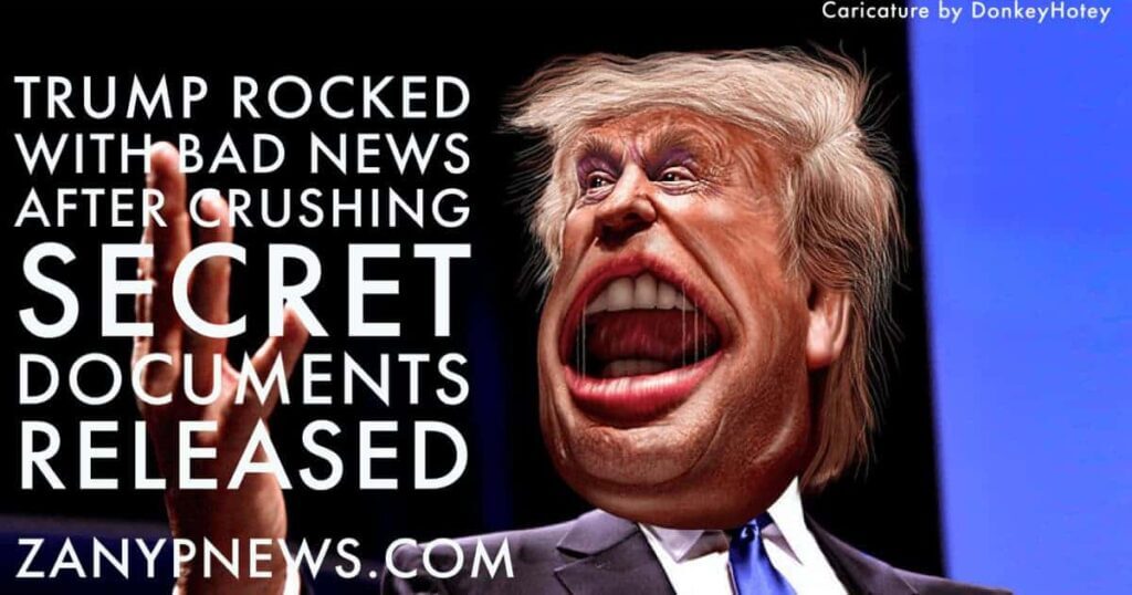 Caricature of donald trump