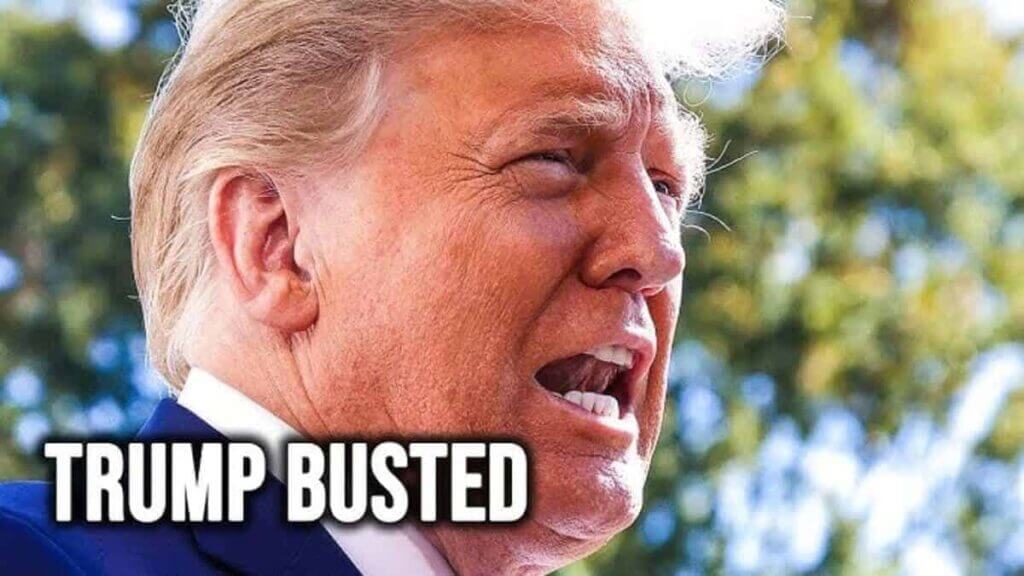 Donald trump busted