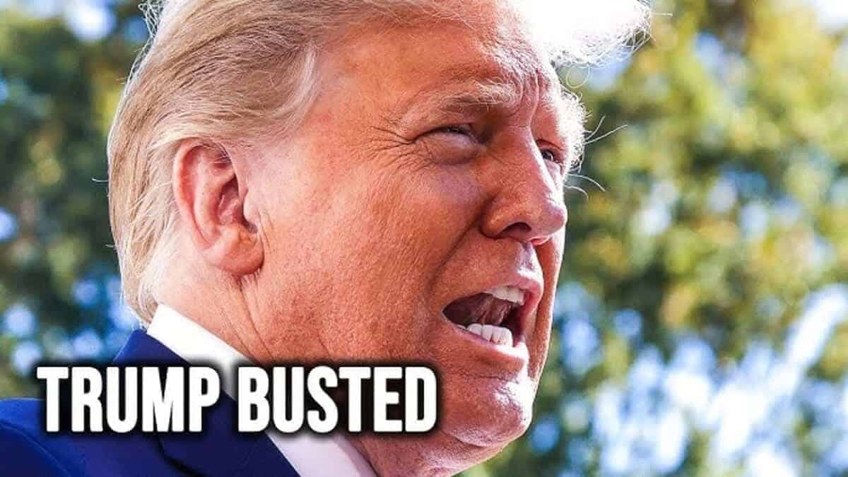 Donald trump busted