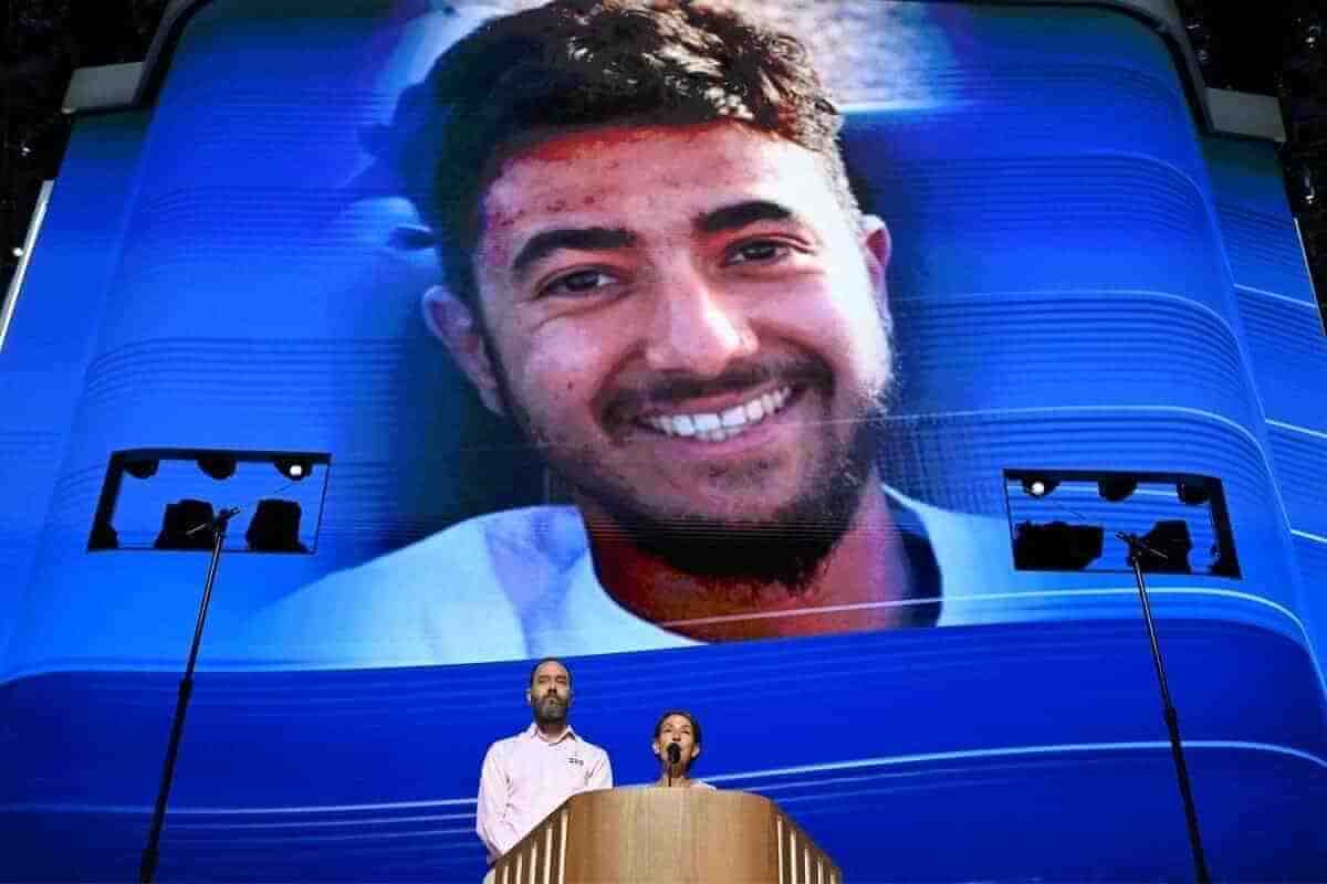 Hostage of hamas parents spoke at dnc about son, hersh