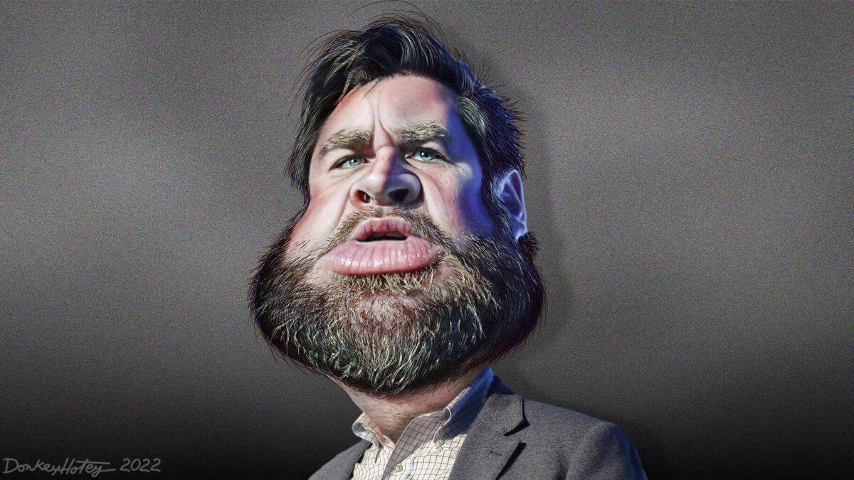 Jd vance caricature illustration