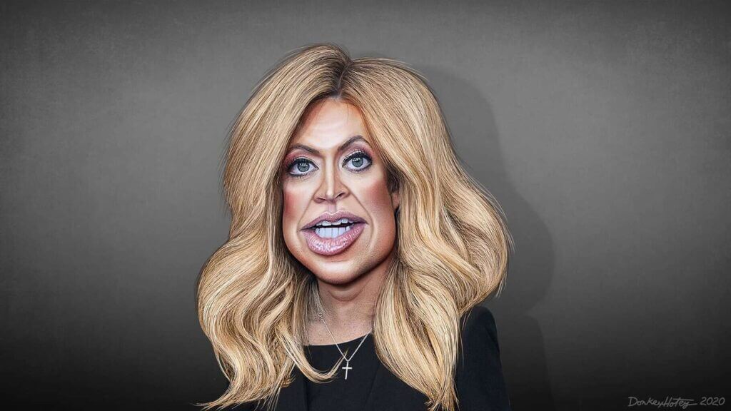 Caricature of kayleigh macenany