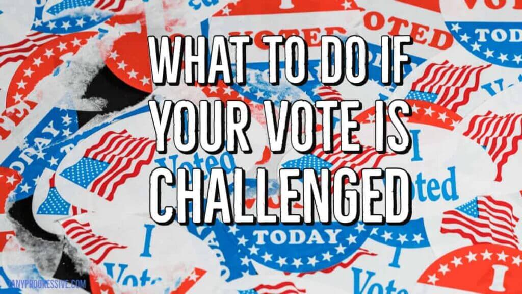 I voted stickers all over a table
