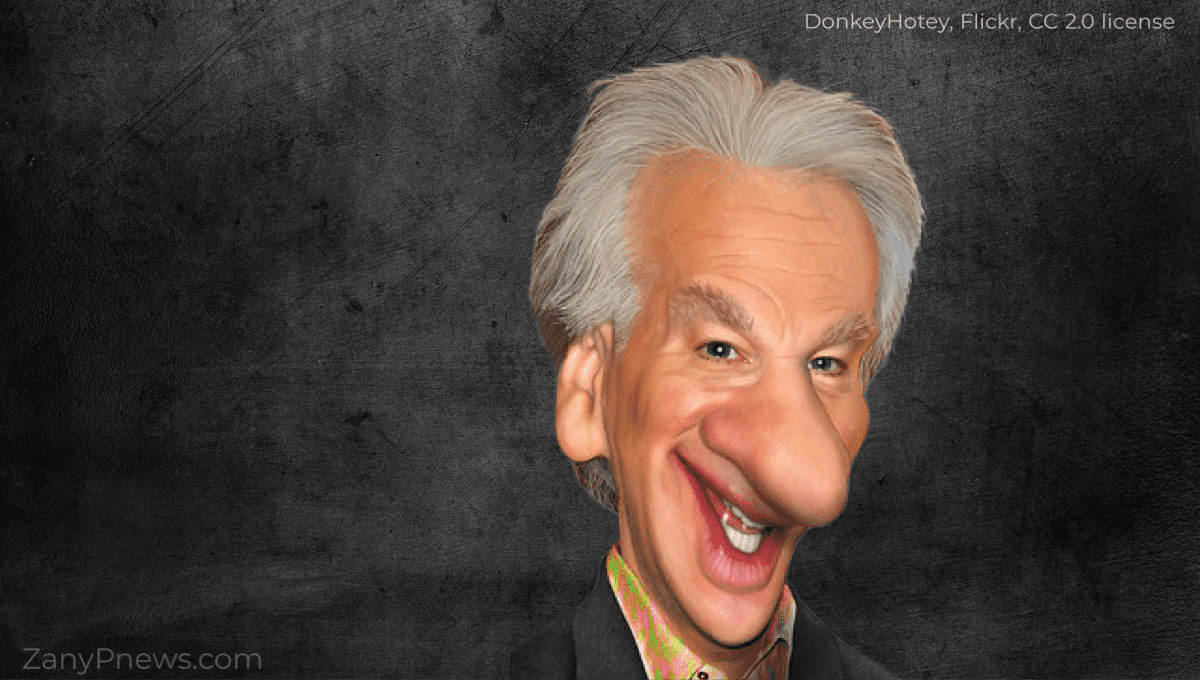 Caricature of bill maher