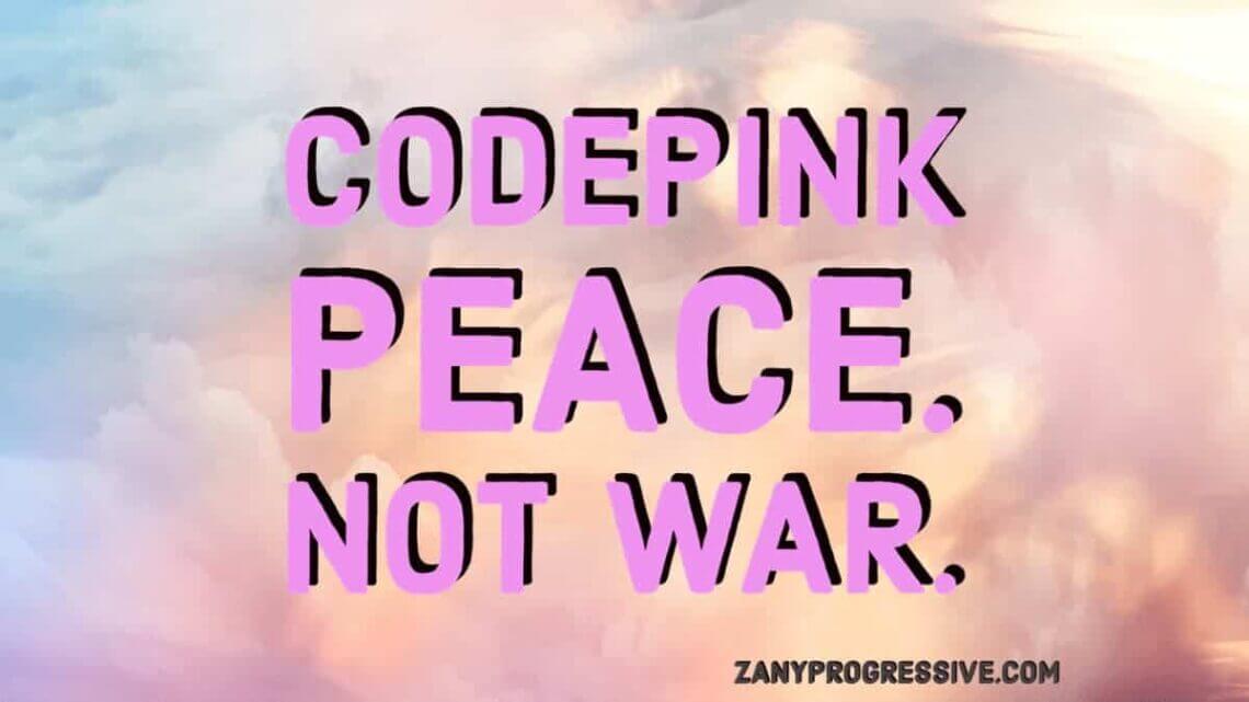 Codepink Strongly Condemns Military Threats Against Venezuela Code pink logo