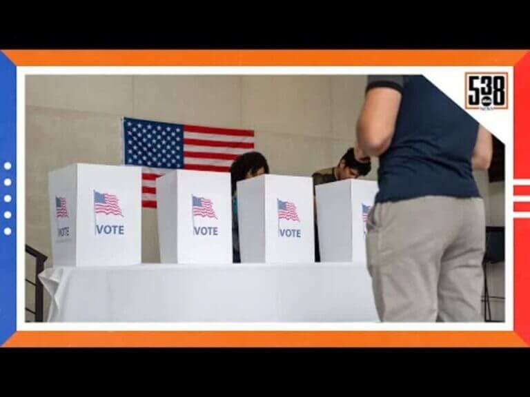 People voting
