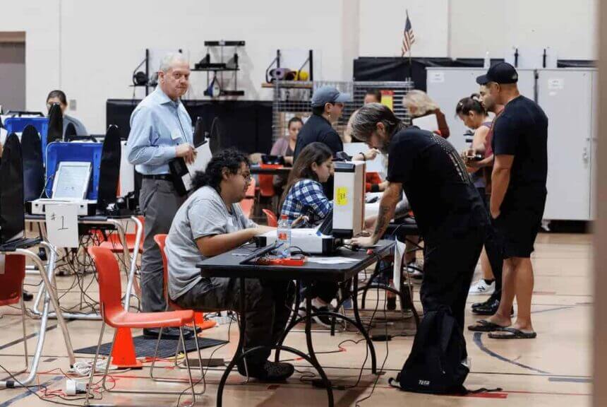 Texas election workers prepare for upcoming election