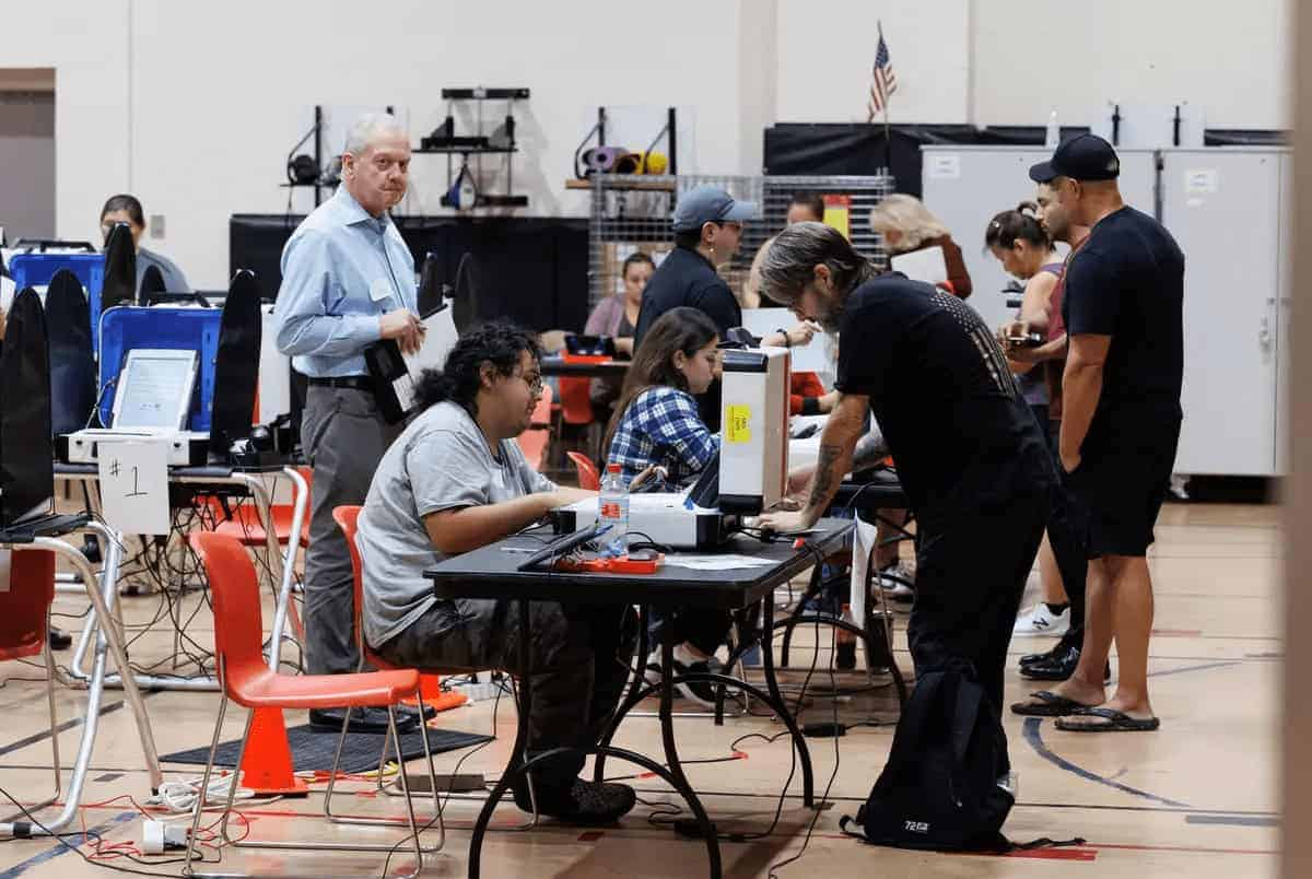 Texas election workers prepare for upcoming election