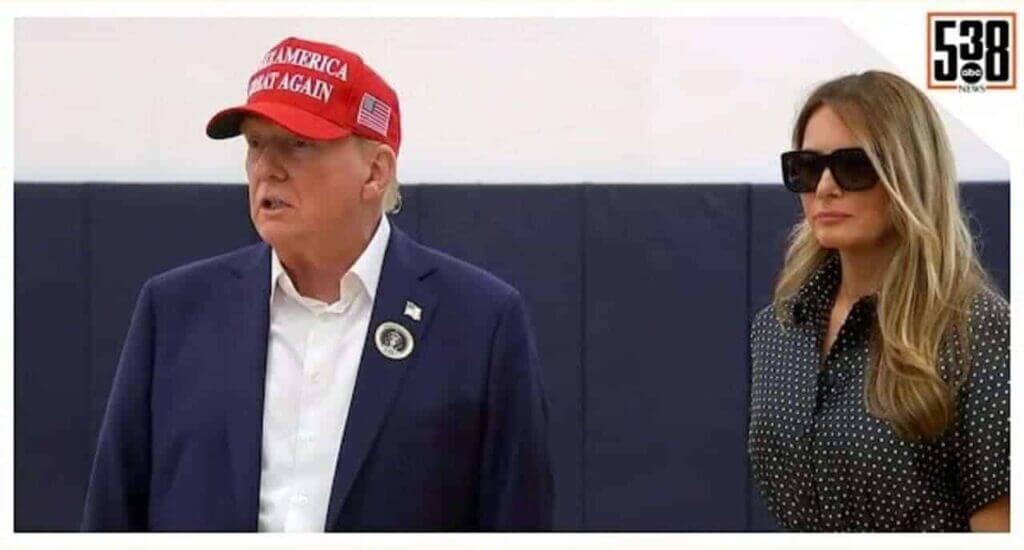 Donald and melania trump