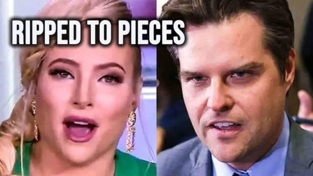 Meghan mccain and matt gaetz