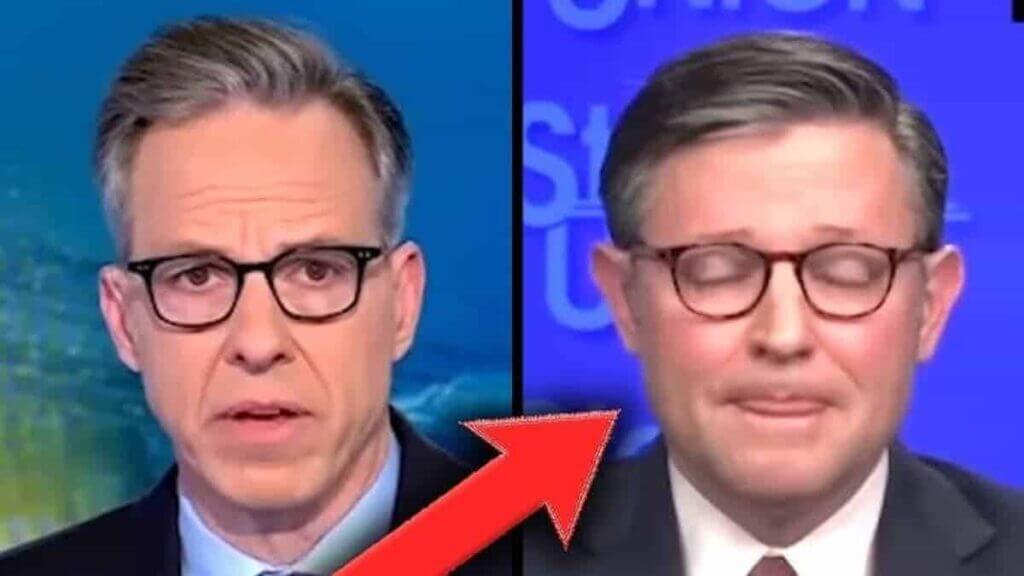 Jake tapper and mike johnson