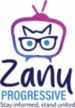 Zany progressive news logo