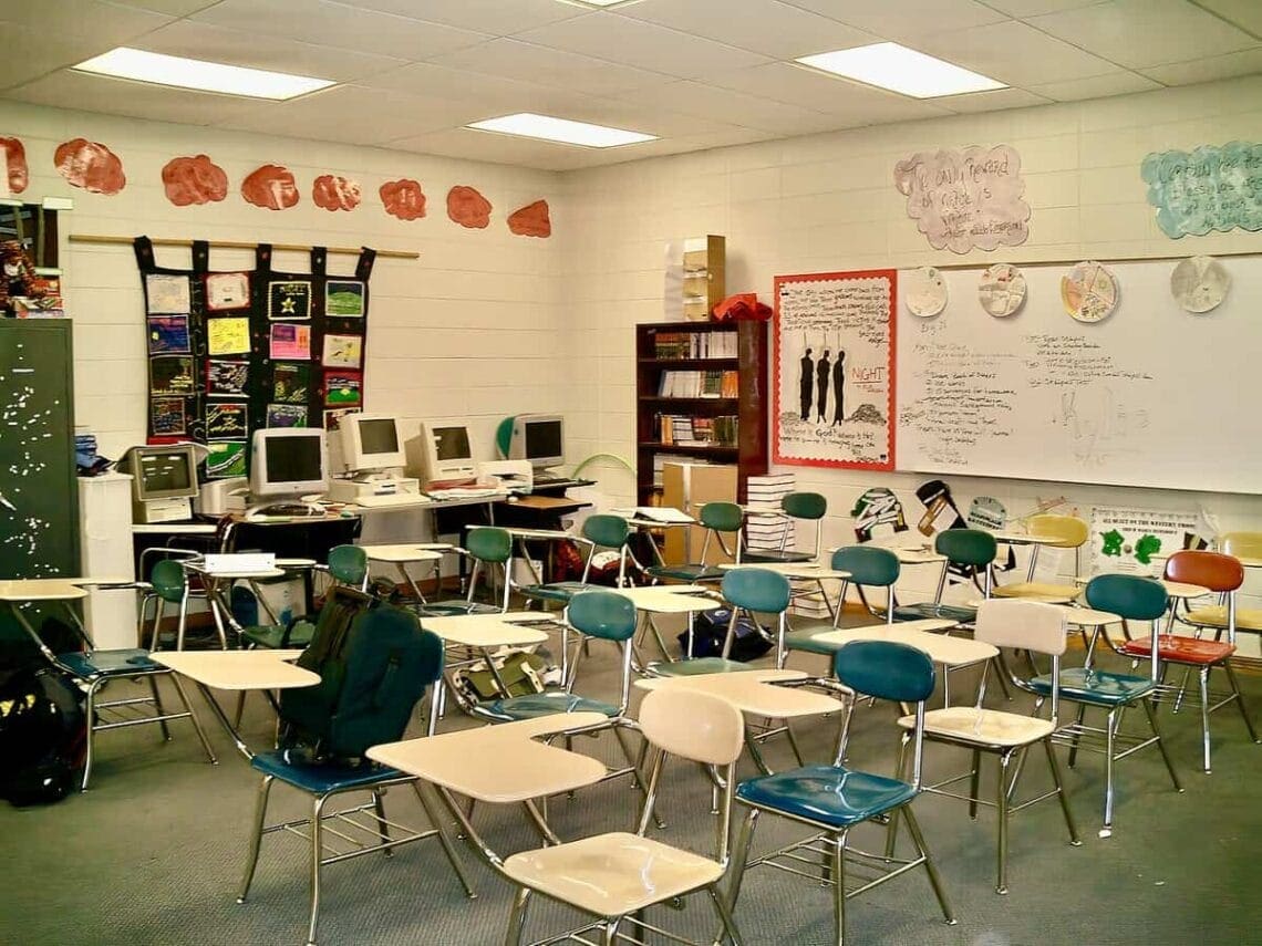 $6 Billion K-12 School Funding Freeze Sparks Outcry Over ‘Cruel Betrayal’ Of Students Classroom in a public school in the united states