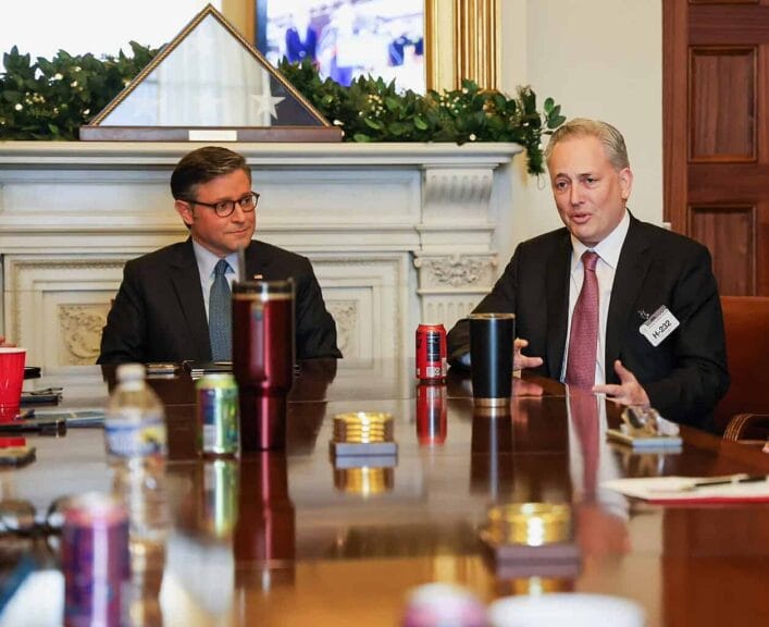 Speaker mike johnson and trump’s crypto czar
