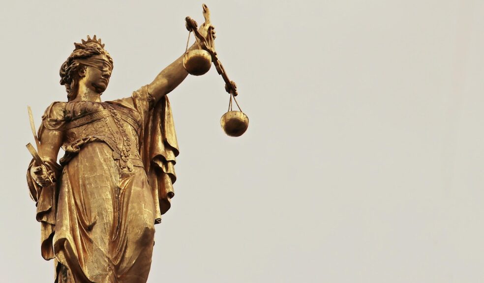 Lady justice is a symbol of habeas corpus