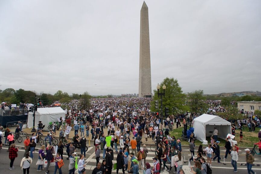 Hands off protest in DC. Mass opposition is here.