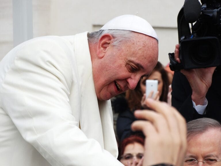 Pope francis meme of trump as pope