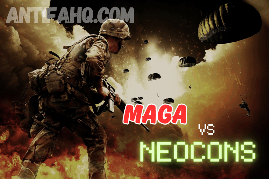 A soldier at war. NeoCons love war.