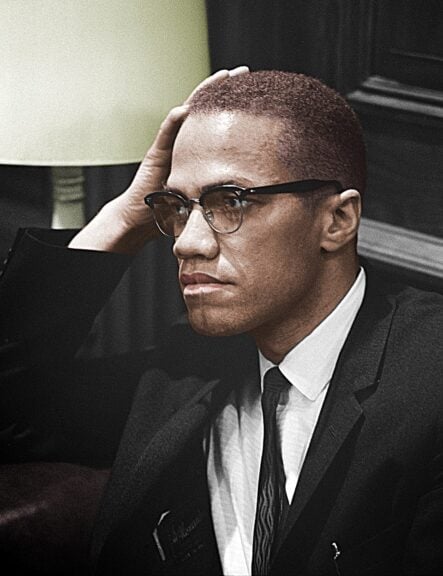 Malcolm x colorized