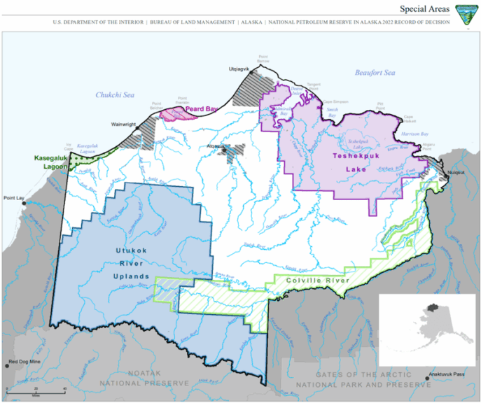 Map of alaska