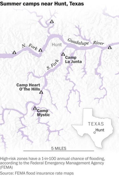 Flood zones in kerrville texas