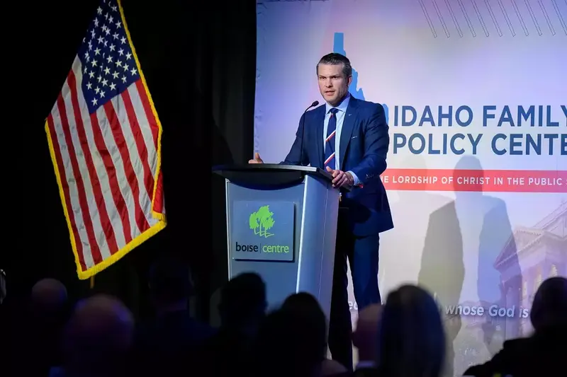 For And By Christians: How Idaho’s Influential Christian Nationalist Group Wants To Reshape The State Pete hegseth spoke at an idaho family policy center event