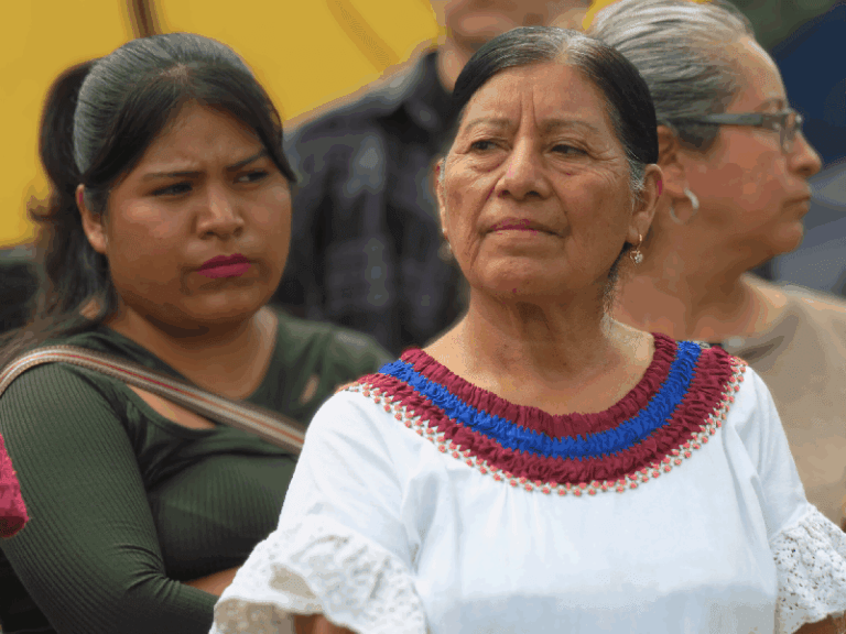 Sand dredgers older woman in mexico