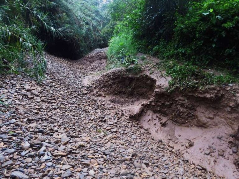 Sand mining gravel