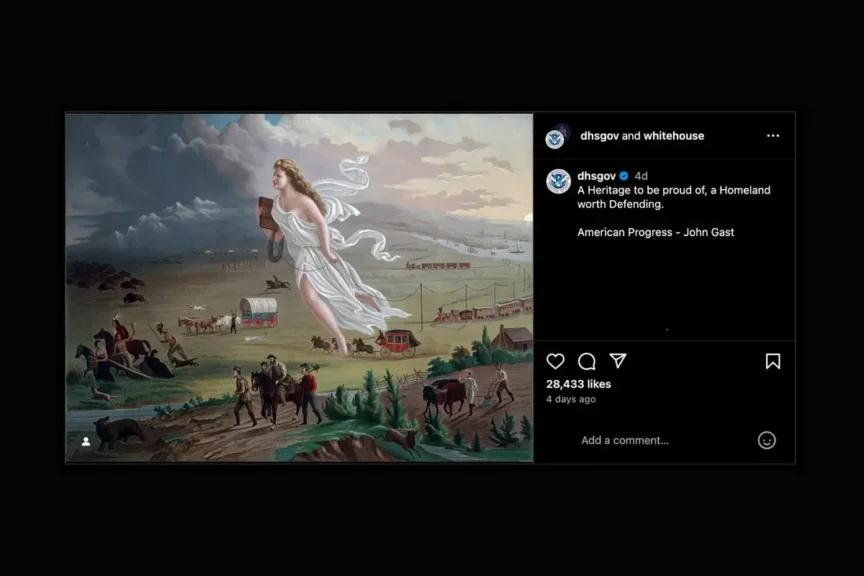 What The Dhs Is Saying With The Post Of ‘American Progress’ Dhs post of painting