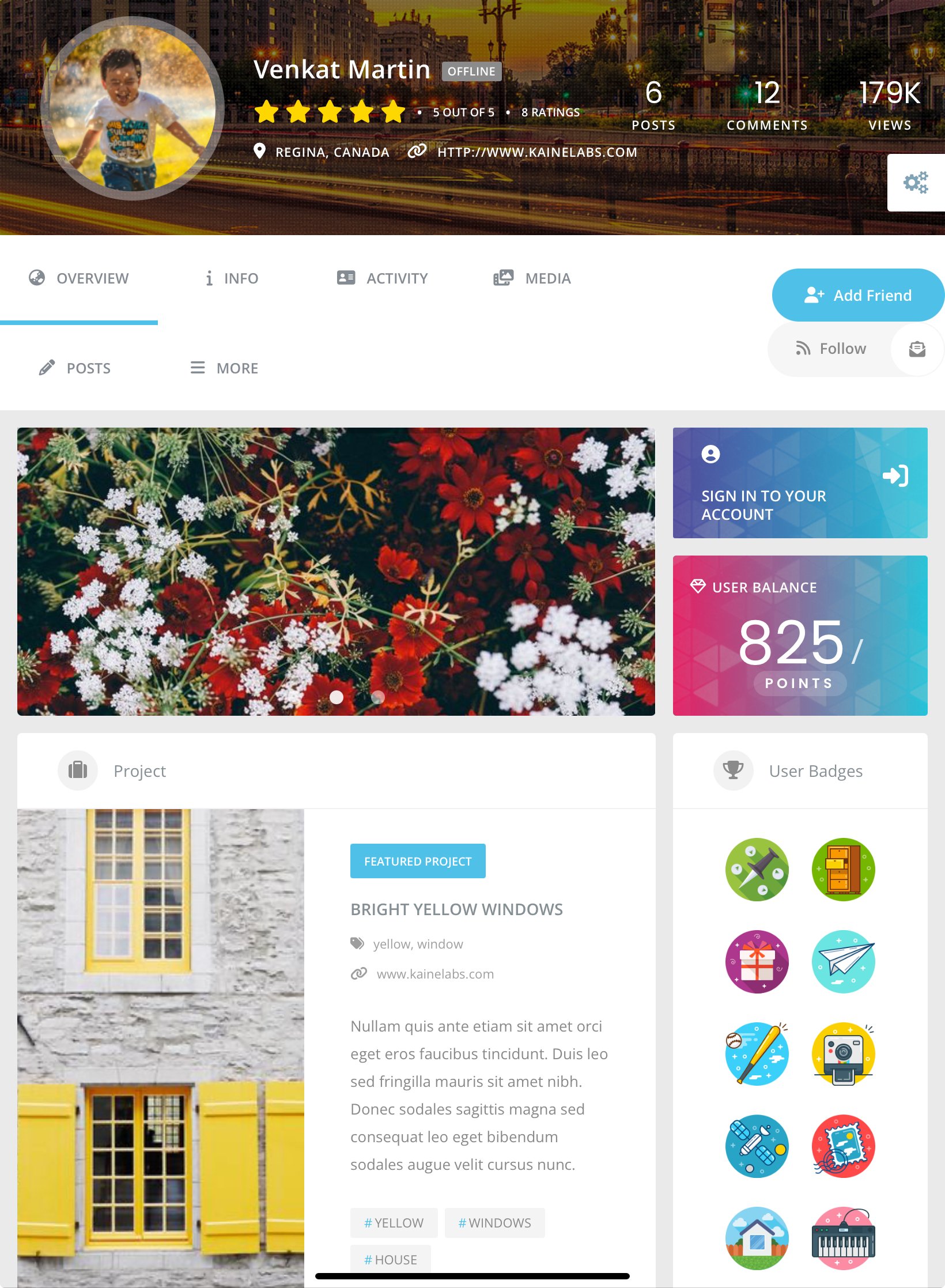 Member profile
